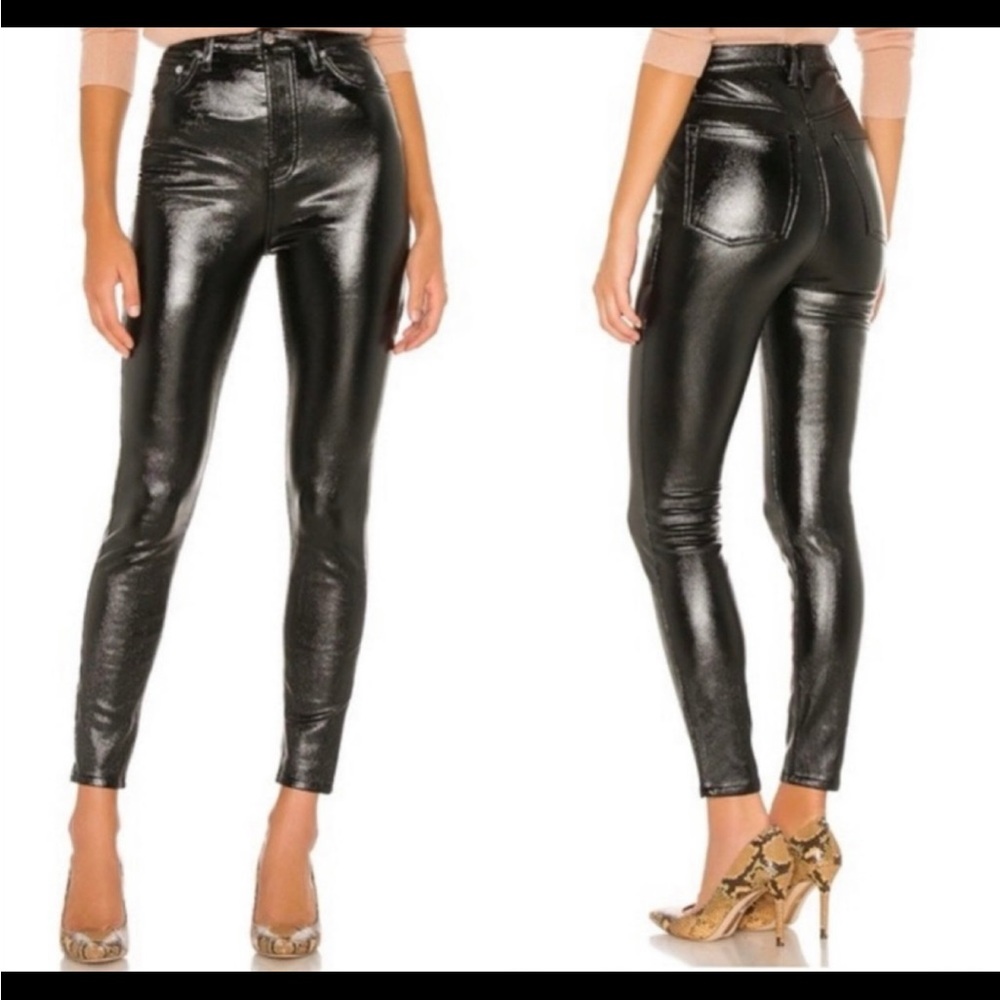 We The Free  Liquid Black Cropped Pants